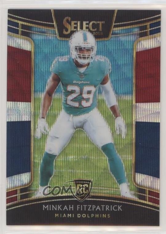 2018 Panini Select Concourse Tri-Color Prizm /199 Minkah Fitzpatrick #51 7zf