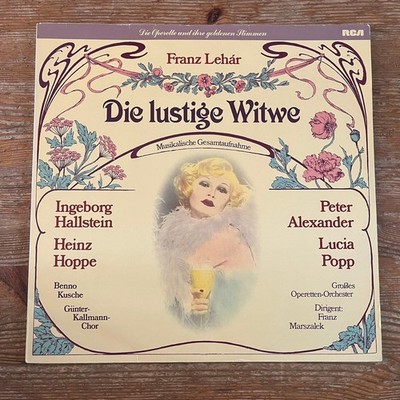 Franz Lehár   Die lustige Witwe LP 1970 RCA German Operetta Classical Vinyl