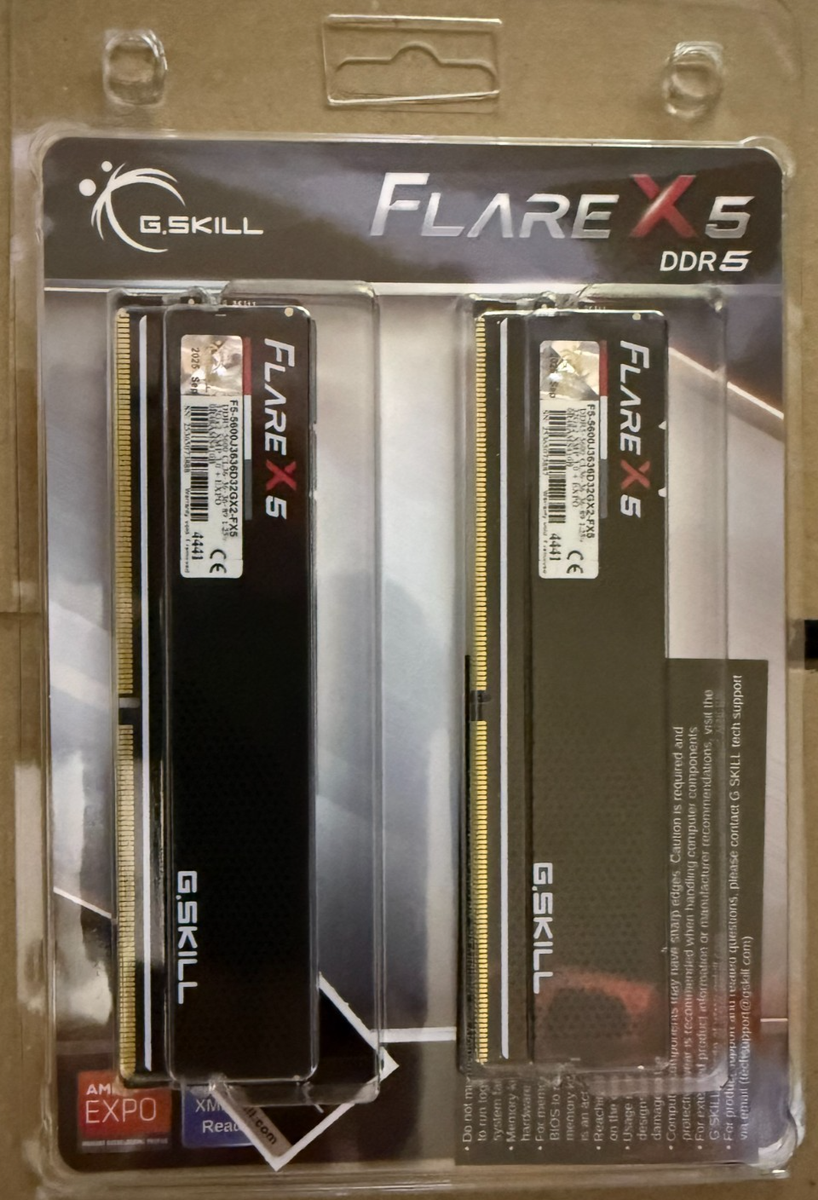 Flare X5 64GB (2 x 32GB) PC5-44800 (DDR5-5600) 36-36