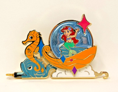 Disneyland 70th Parade Through The Years Little Mermaid Ariel On A Float Pin