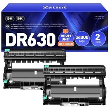 DR630 Drum Unit High Yield Compatible for Brother Replacement 2pk NOT Toner