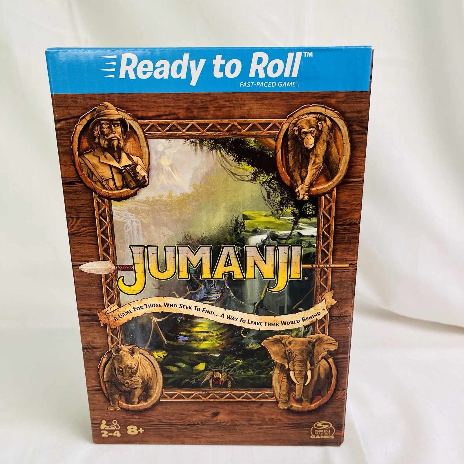 Jumanji Ready To Roll Board Game Box Still Sealed Travel Game Version
