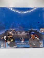 2020 Bowman Sterling Baseball Hobby Box / 5 Auto Per Master Box / From San Diego