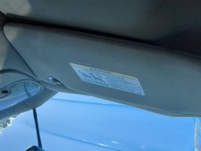 2009-2012 Dodge Caliber Passenger Sun Visor Mirror Right Sunvisor AWHL5