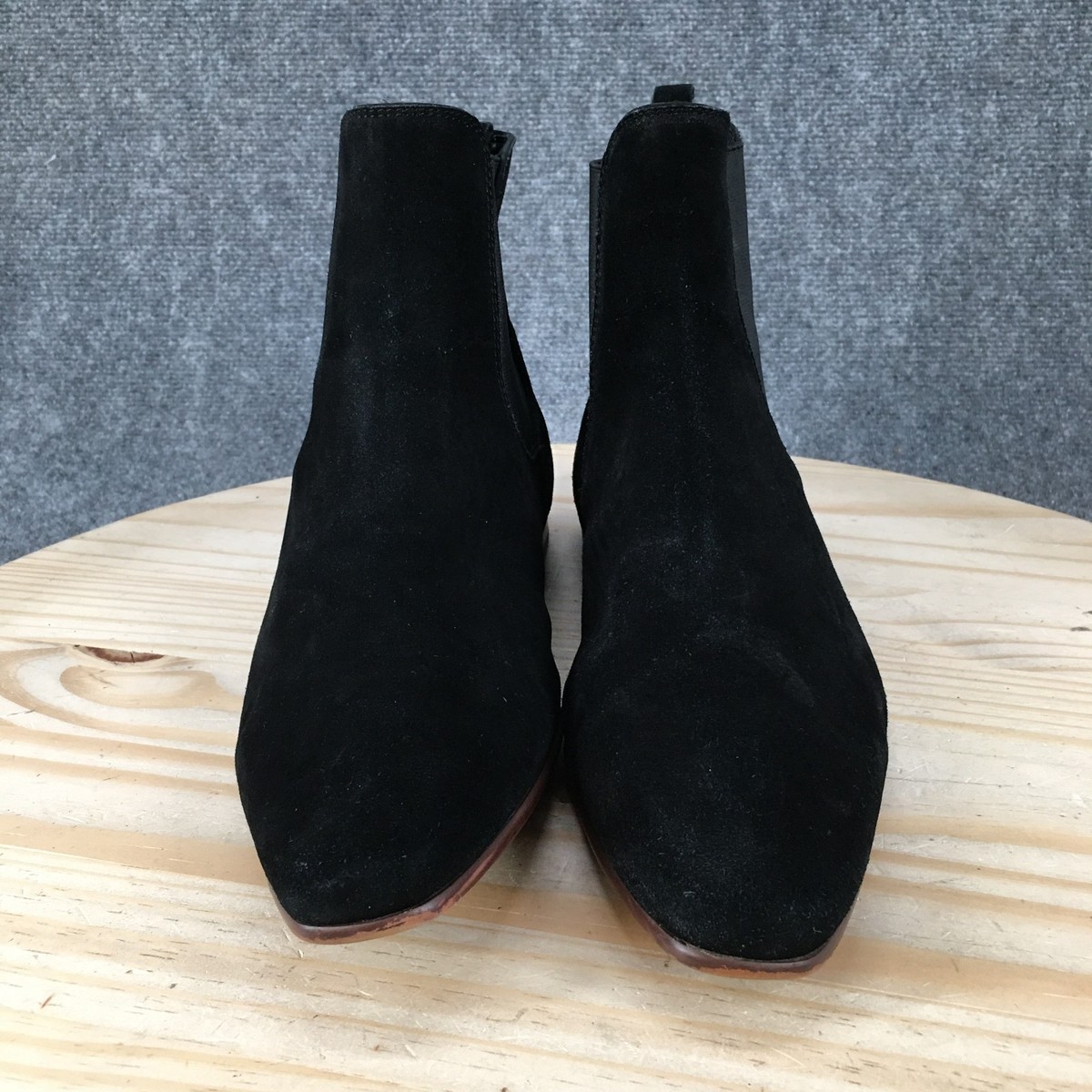 NEW NO BOX SIZE 12 Black Men\'s BIONDI ALDO-R-28 Half Boots Suede Leather Chelsea Aldo Biondi Chelsea Boots Men main image 3