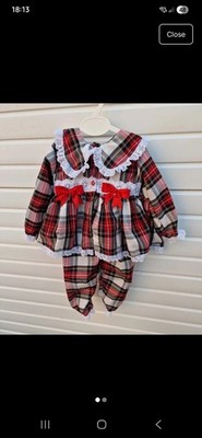 Mädchen Handarbeit Schlafanzug Alter 1-2 Jahre