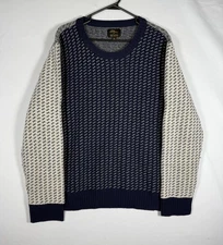 L.L. Bean x Todd Snyder Knit Sweater Men’s XL Merino Wool Cashmere Navy Pullover