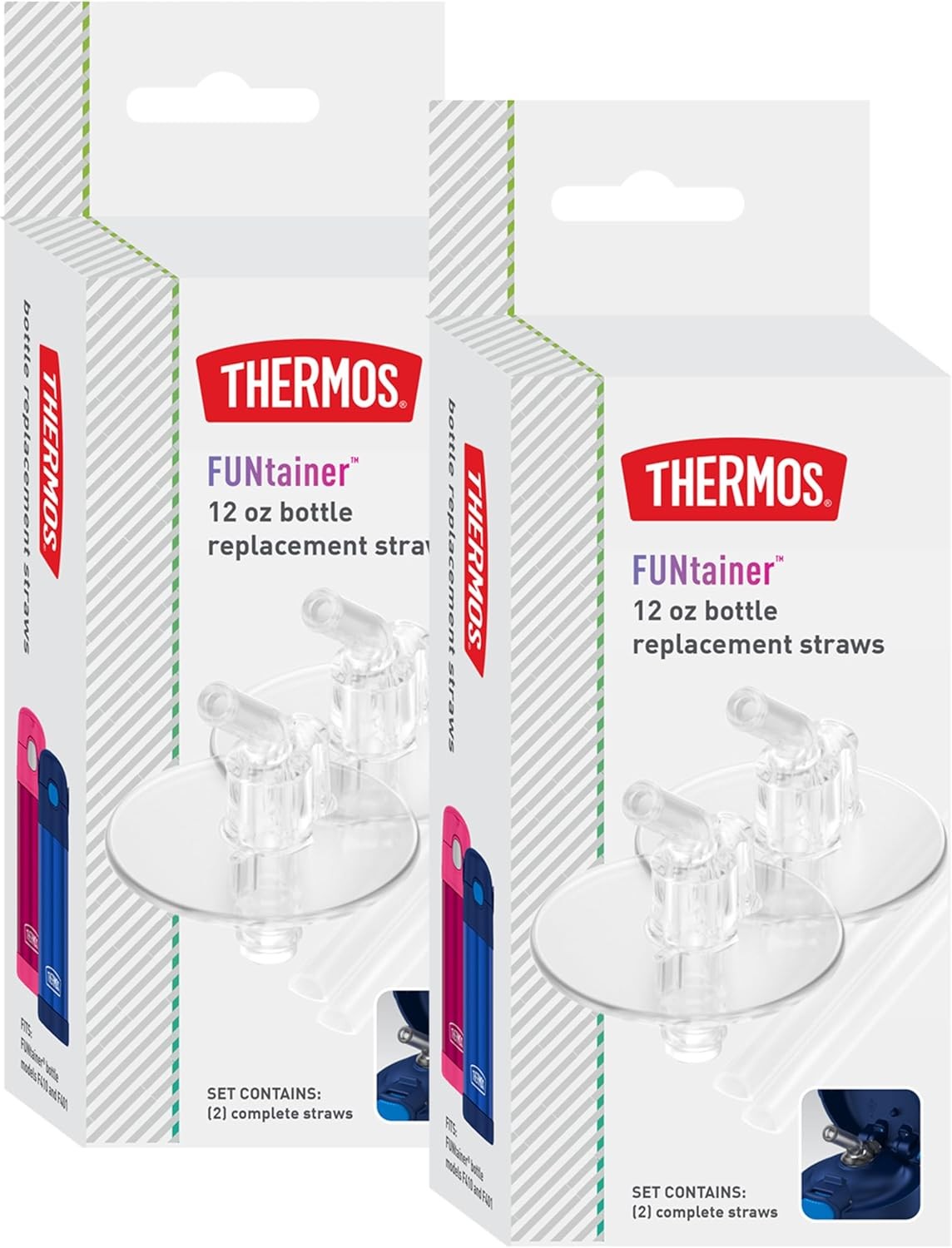 2 Pack, Clear