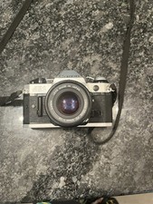 Canon AE-1 Program 35mm SLR Film Camera with 50mm Lens Kit, Tested and Working