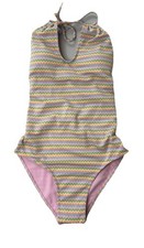Roxy Wavy Stripe One Piece Swimsuit Women s S...