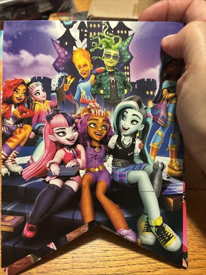 Monster High Party Decorations Cake cupcake Toppers, HB cardboard Banner Balloon - Image 4 of 4