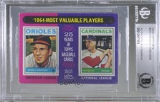 BAS 1975 Mini Most Valuable Players Brooks Robinson Ken Boyer BGS Authentic 0q3