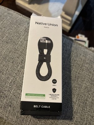Native Union Belt Cable 4' USB-C to USB-A Cable - Cosmos OPEN BOX