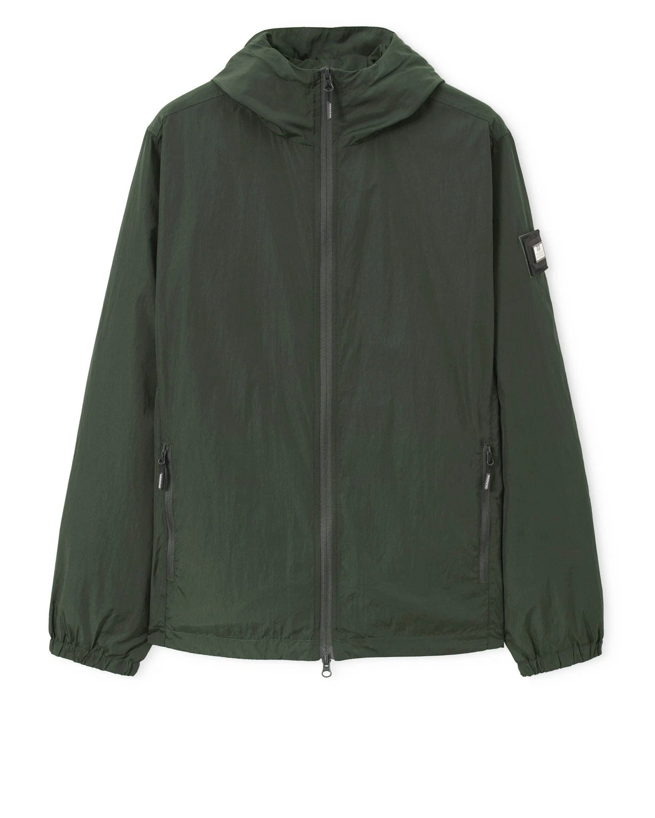 Weekend Offender Jacket Technician Fleece Lined in Black Forest Green
