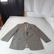 Houndstooth Blazer Mens 48 T Brown Chaps Ralph Lauren Preppy Sport Coat Canada