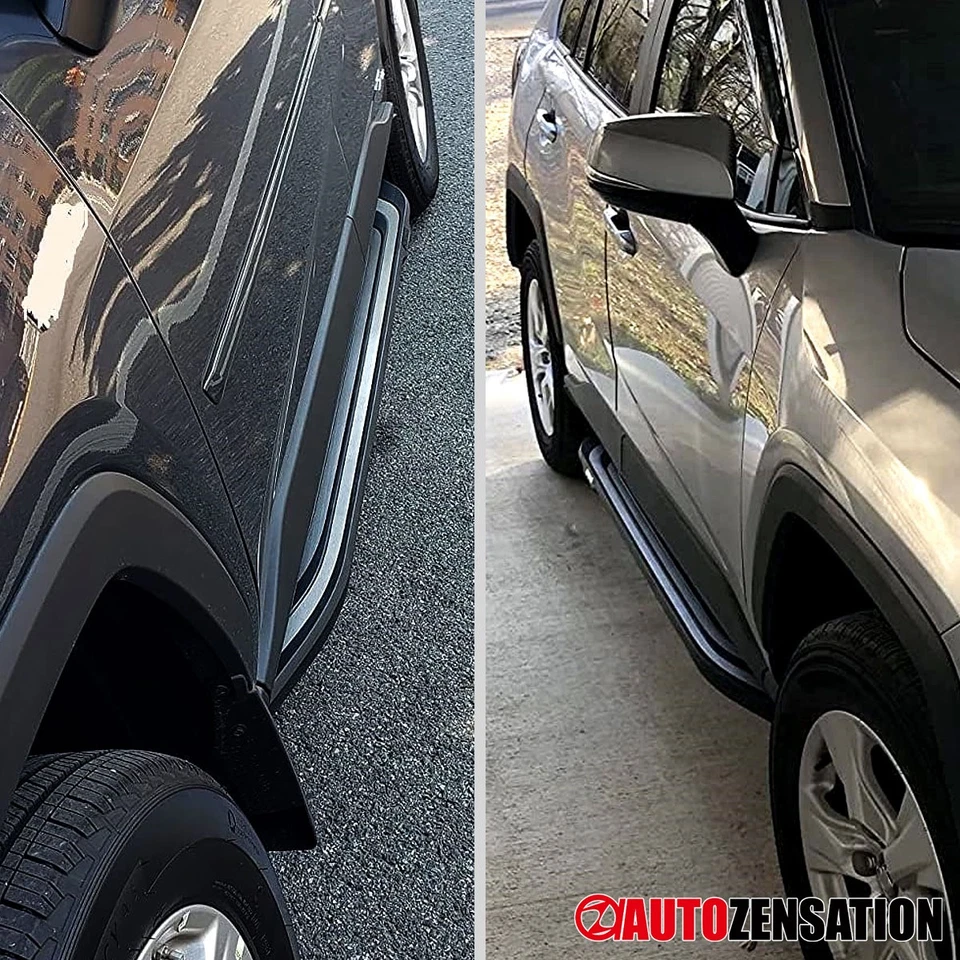 Fit 2019-2025 Toyota RAV4 Aluminum Side Step Nerf Bars Running Boards Pedal 2PC - Imagem 2 de 4