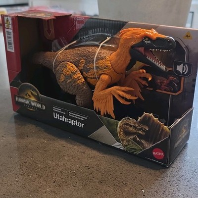 Jurassic World Rebirth Wild Roar UTAHRAPTOR BRAND NEW Dinosaur Figure