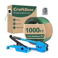 Banding Strapping Kit  Pallet Strapping Kit with Tensioner Tool  Heavy Duty...