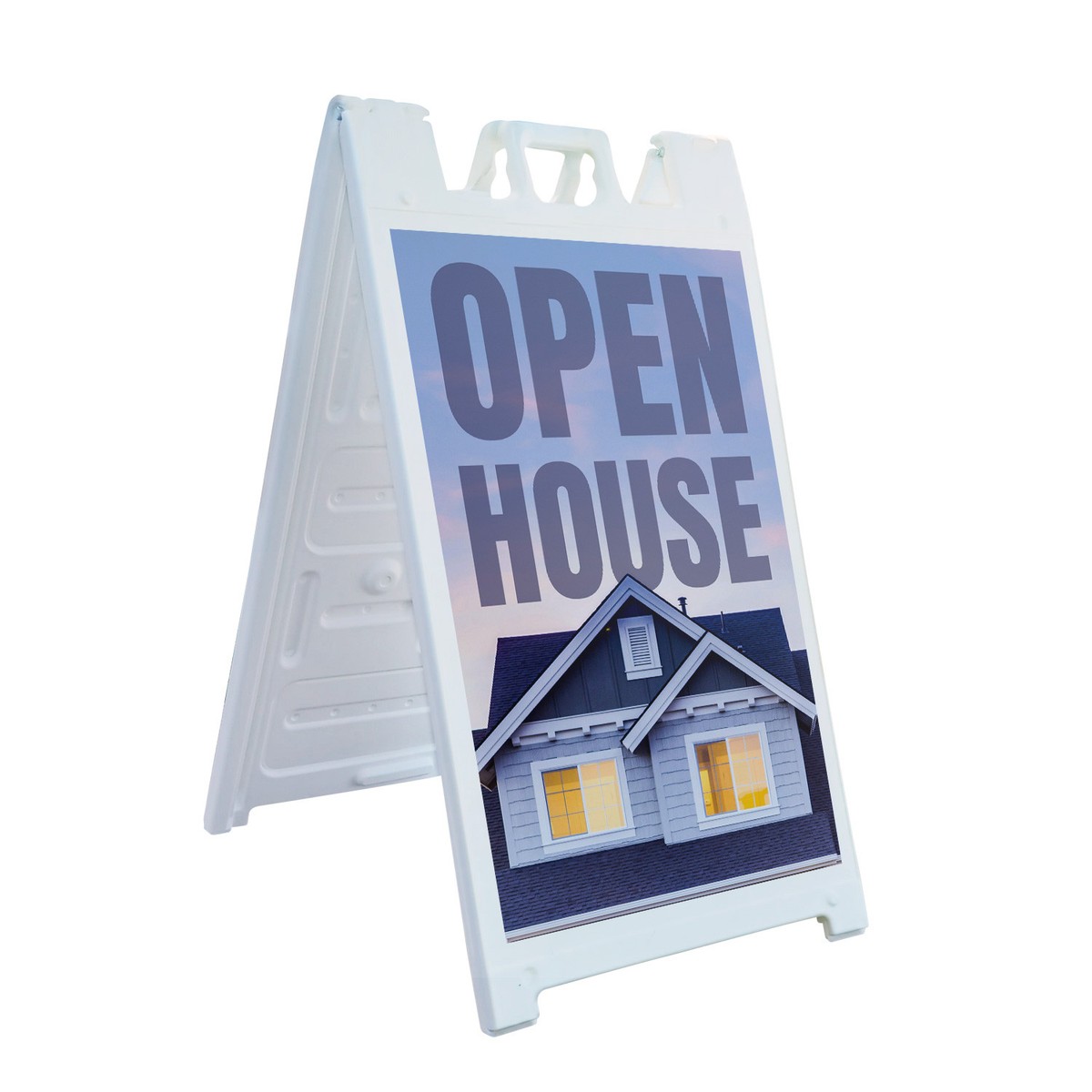 Open House Heavy Duty A-Frame Sidewalk Sign Real Estate Promotions