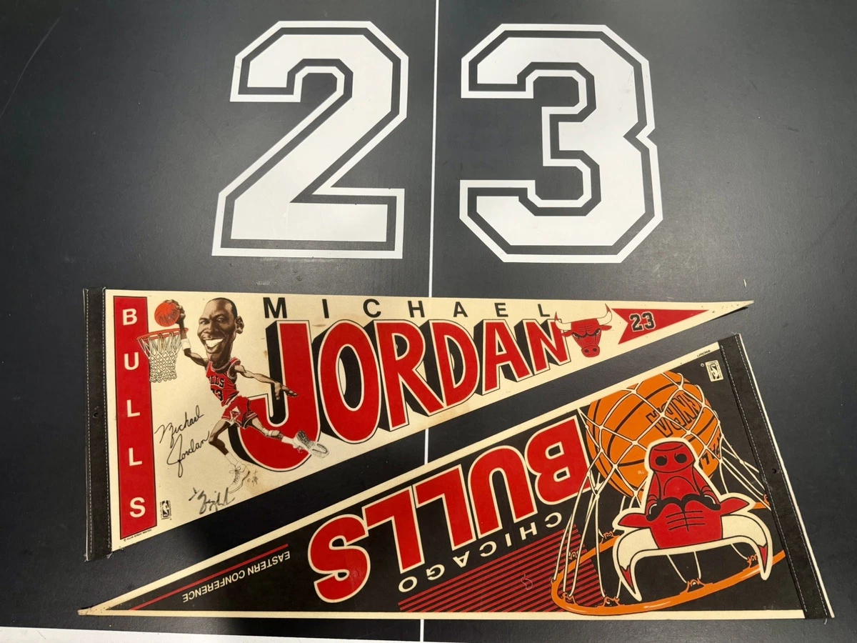 Michael Jordan Vintage Sports Pennants and Flags for sale | eBay
