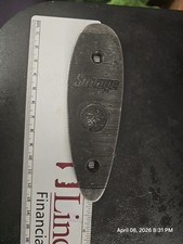 Vintage Savage Mod 99 Rifle Butt Plate Indian Chief Cast Aluminum