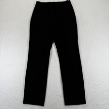 Quince Womens Black Slim Leg Front Seam Stretch Trousers Dress Pants Sz M