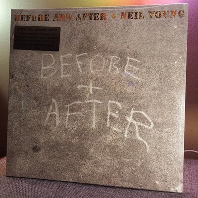Neil Young   Before And After - Indie Exclusive Clear Vinyl Record LP