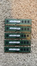Lot of 5 Samsung 8GB 2Rx8 DDR3-1600 PC3-12800U RAM M378B1G73QH0-CK0 5x8GB 