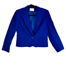 Vintage Pendleton Virgin Wool Blazer Womens 6 Petite Business Career Mature