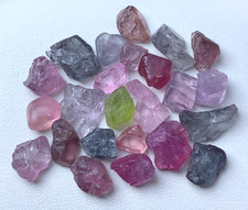 59.35ct Natural Multi-Color spinel rough lot Ethically Sourced Tanzania
