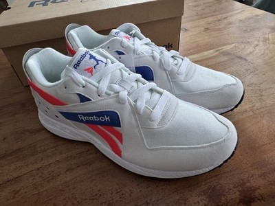 Reebok Pyro Classic NEON WEIß ROT 44,5 11 NEU Ungetragen OVP Karton