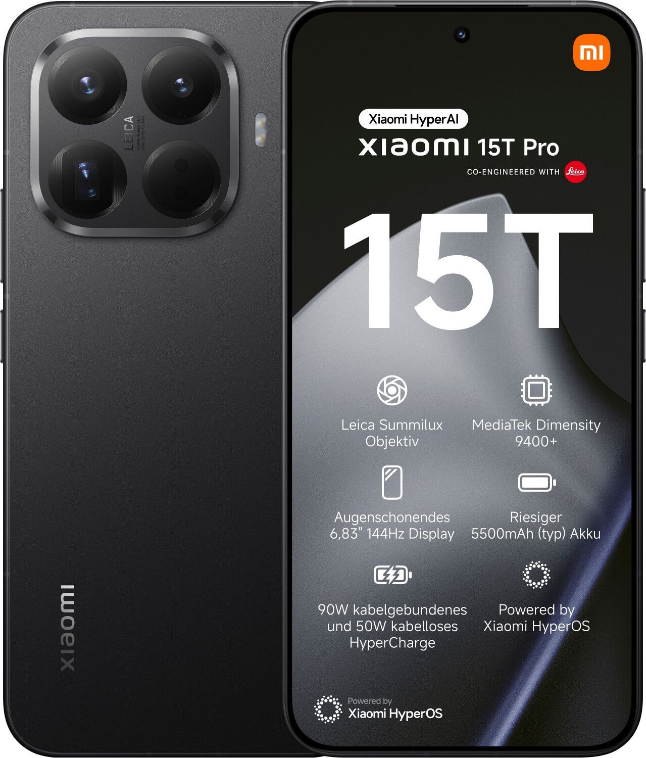 XIAOMI 15T Pro 5G 512 Go Noir Reconditionné Etat correct