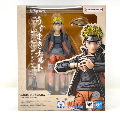 S.H.Figuarts Naruto Uzumaki -The Power To Unite- TAMASHII NATIONS Japan NEW - Image 1 of 4