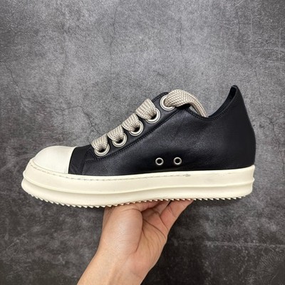 Rick Owens Jumbolace Low Black Men's | eBay