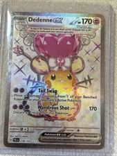 Pokémon Dedenne EX TCG Holo Ultra Rare Card 239/193 Sv02: Paldea Evolved