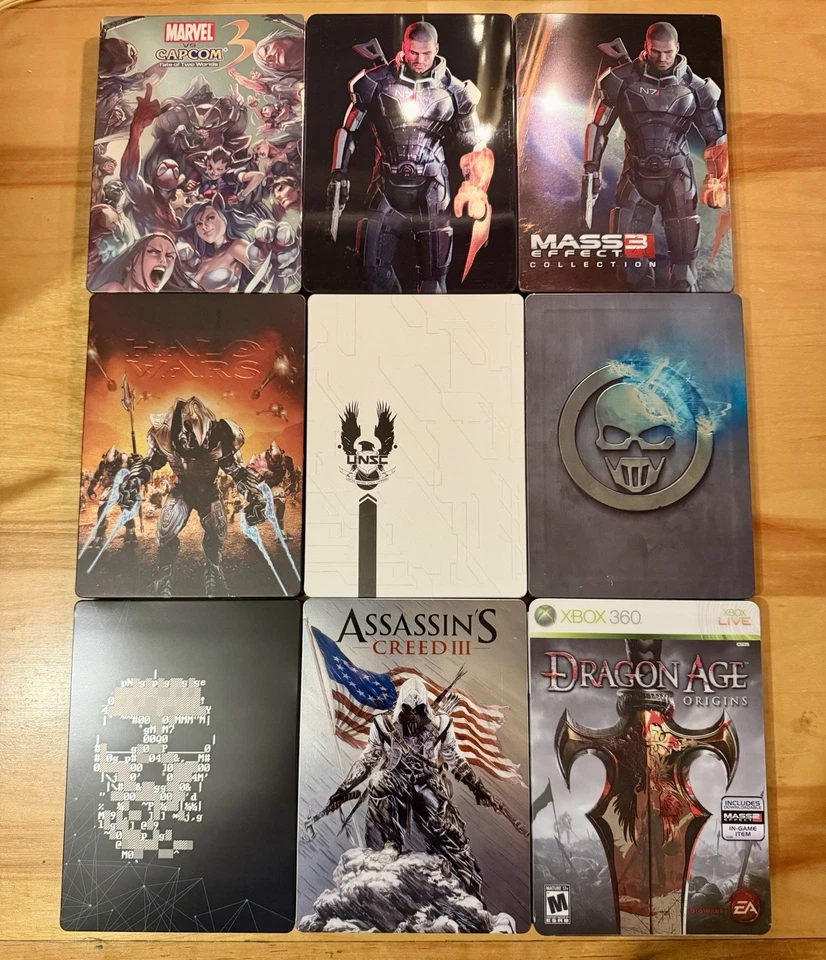 Lot of 9 Xbox 360 Video Game Collector's Editions Steelbooks *EMPTY NO GAMES* - Image 2 of 3