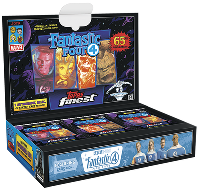 2026 TOPPS FINEST FANTASTIC FOUR 4 MARVEL Hobby Box (60 Cards