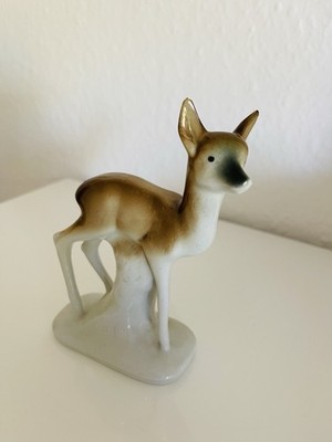 Porzellanfigur   Reh    junges Reh   Vintage   Foreign  