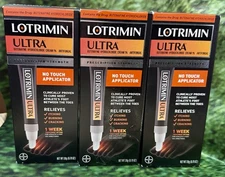 (3) Lotrimin Ultra No-Touch Athlete's Foot Treatment Cream (20g) Exp. 12/26