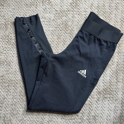Adidas Mens Leggings Medium Black AEROREADY Compression Running Base Layer