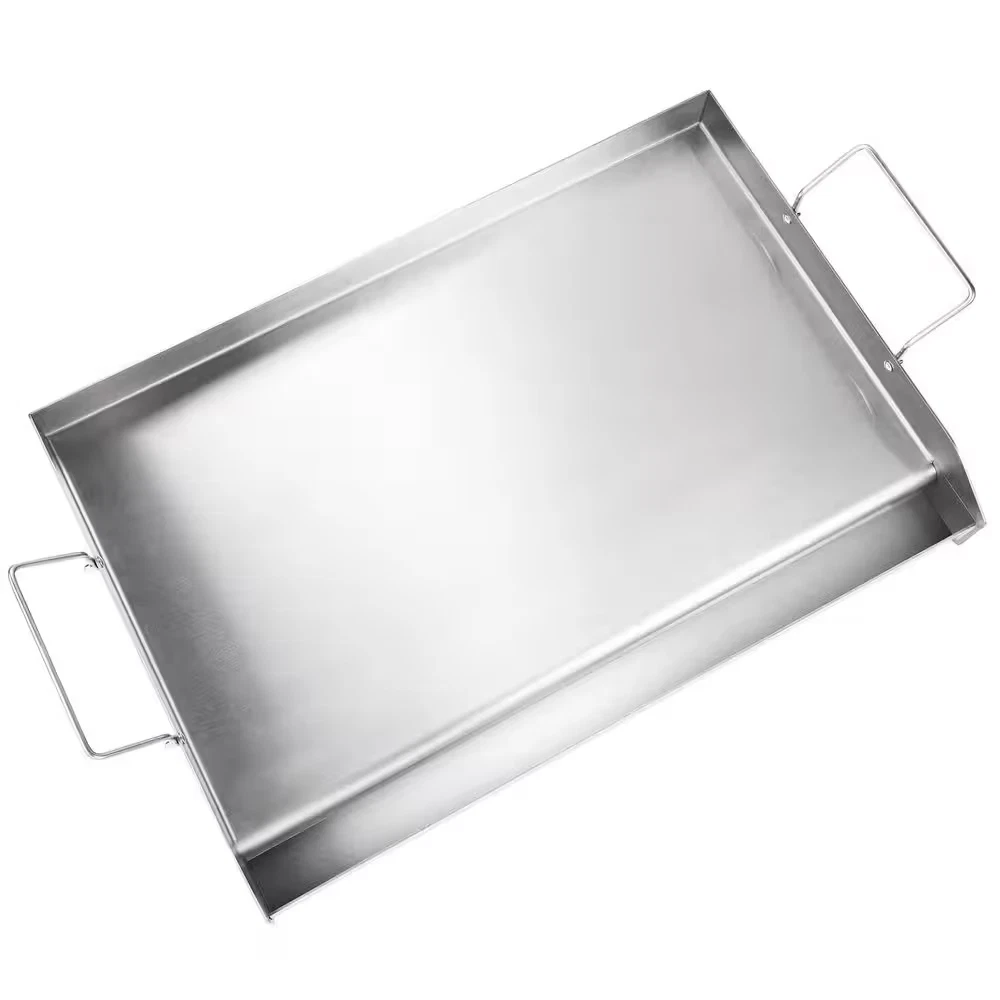 Stove Top Griddle, 23. 5X16In. Pre-Seasoned Stainless Steel Griddle, Rectangular
Opens in a new wind