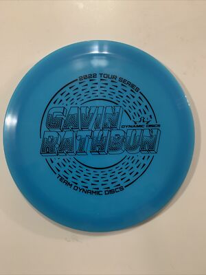 Gavin Rathbun 2022 Tour Series Team Dynamic Discs Felon 174g Blue Gold Driver