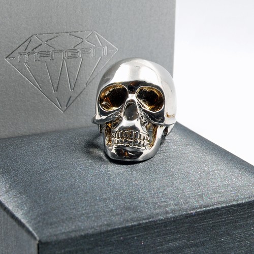 Anillo Calavera Plata Hombre Mujer Punk Gótico Moteros Skull Ring | eBay