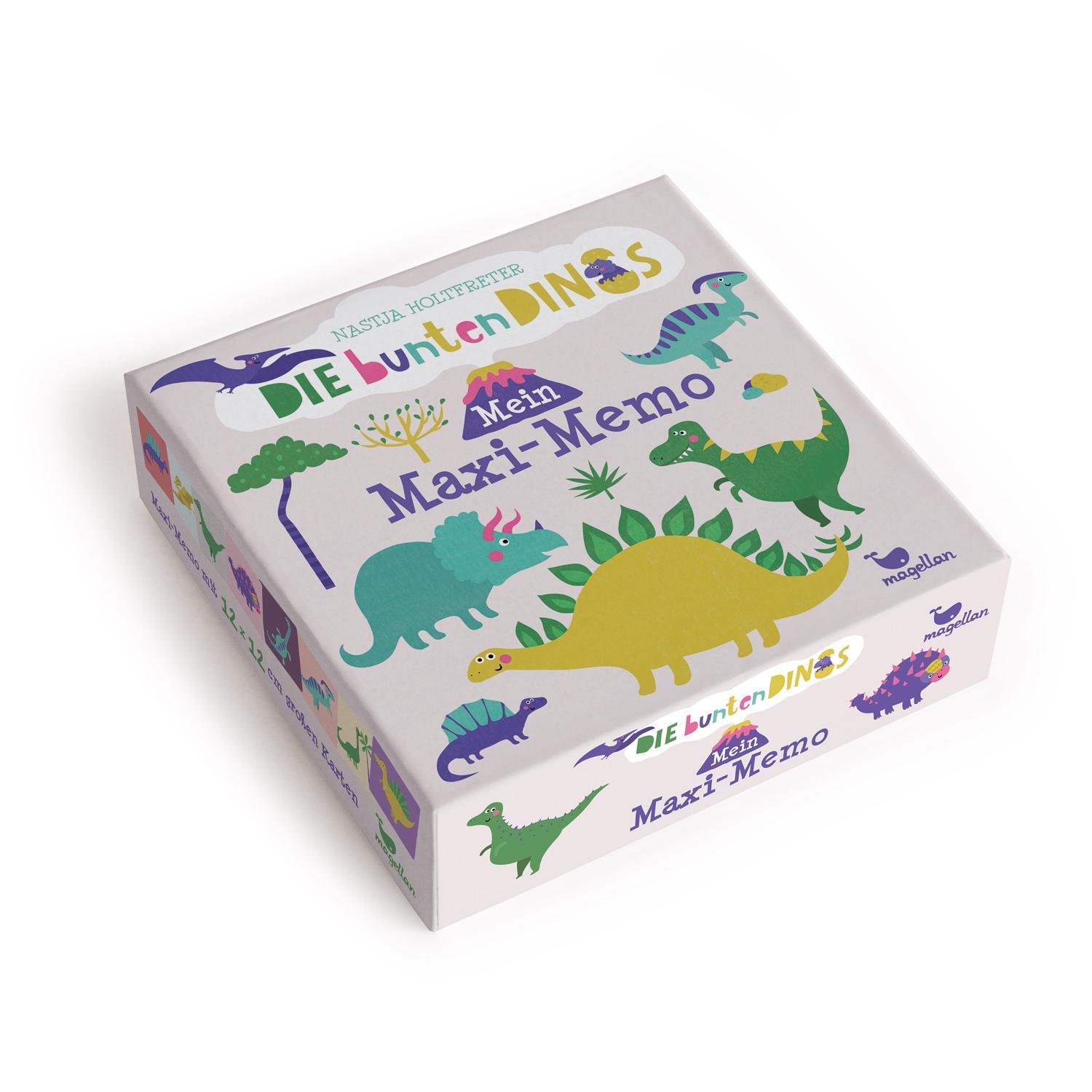 Thumbnail - Die Bunten Dinos - Mein Maxi-memo, Nastja Holtfreter