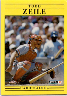 1991 Fleer - #654 Todd Zeile | eBay