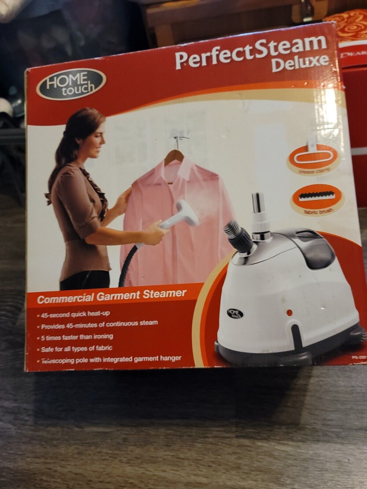 NEW Home Touch Garment Steamer The Perfect Steam Deluxe Commercial Model  PS-250