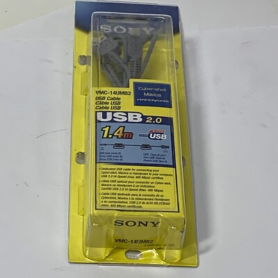 Sony Hi-Speed USB Cable for Cyber-Shot/Mavica/Handycam (VMC-14UMB)