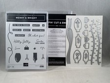 MERRY BRIGHT Stamp Set MERRY BRIGHT Dies Stampin Up Christmas Light Bulb H23