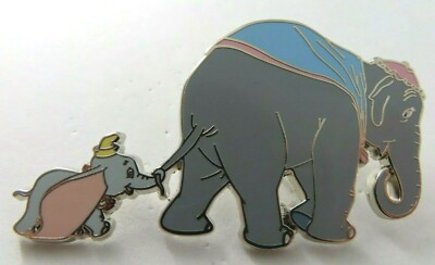 Disney Pin ACME Classic Cutout Dumbo with Mother Silver LE 500 AP #130273