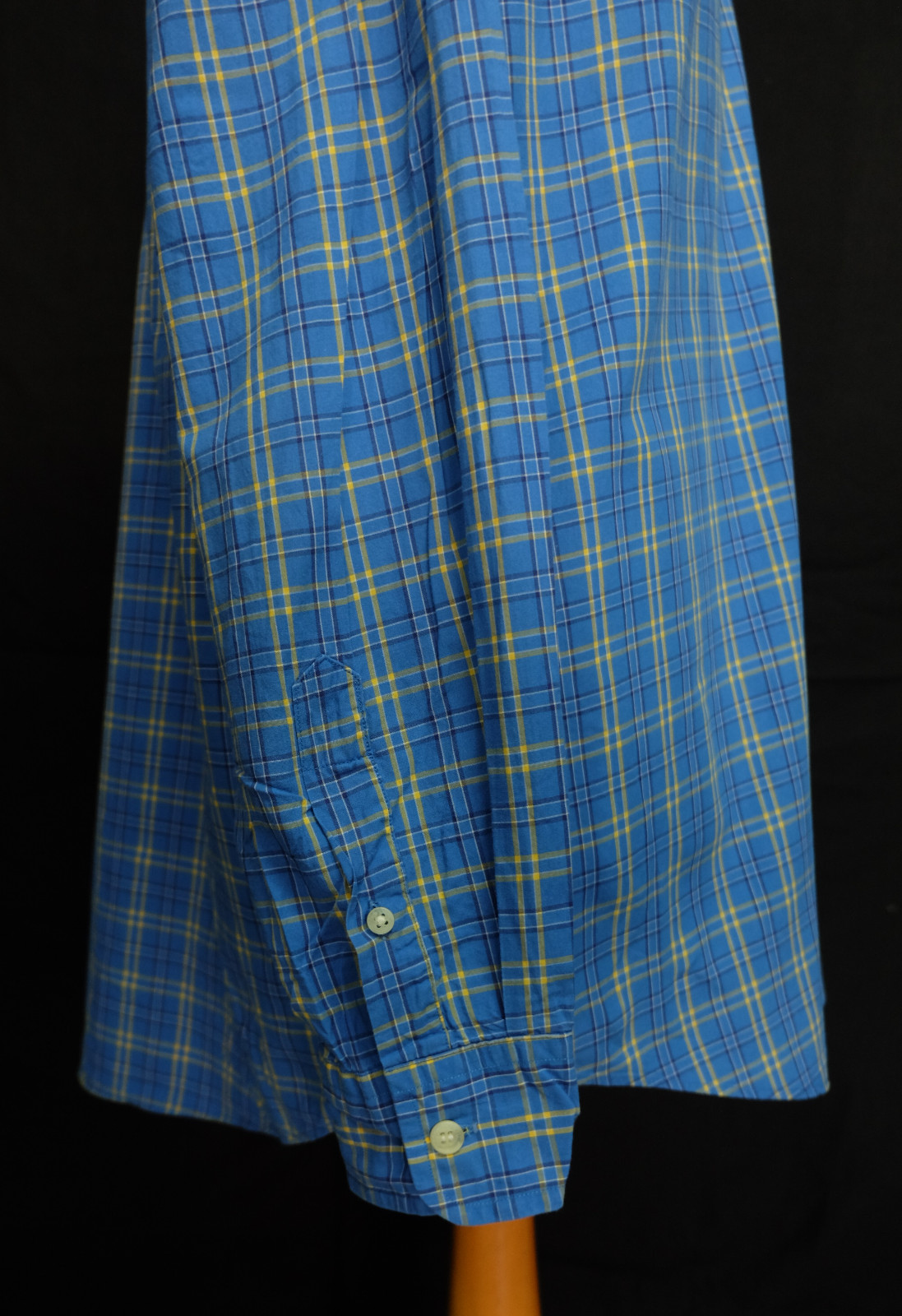 Faconnable Button Down Blue Check Cotton Men Shir… - image 7